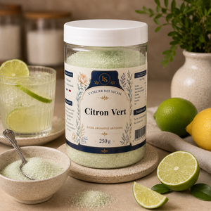 Sucre aromatisé Citron Vert