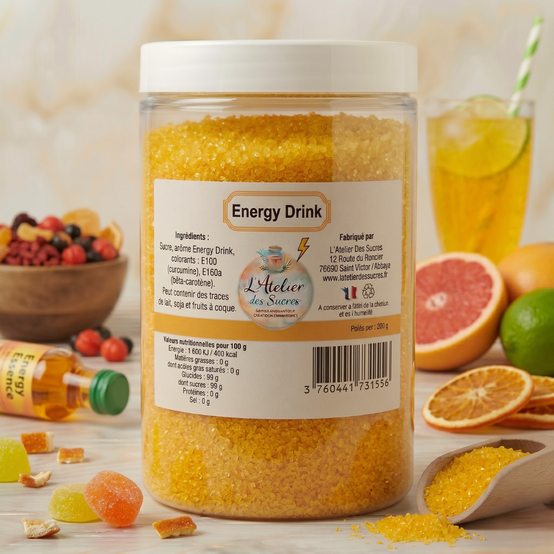 Sucre aromatisé - Energy Drink