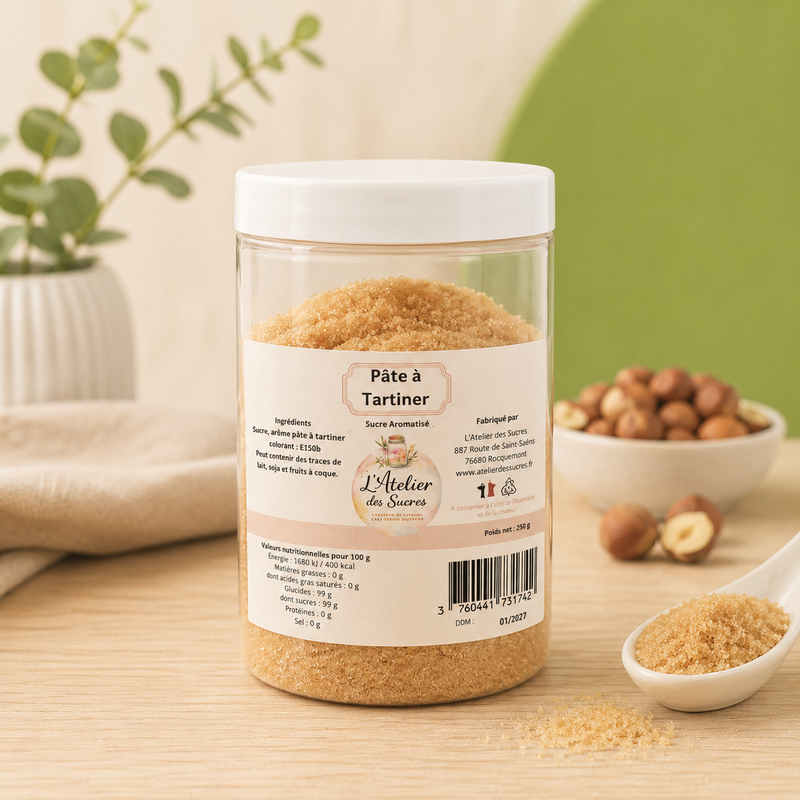 Sucre aromatisé - Pâte à Tartiner