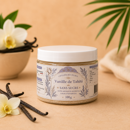 Vanille de Tahiti Sans Sucre – Érythritol Aromatisé