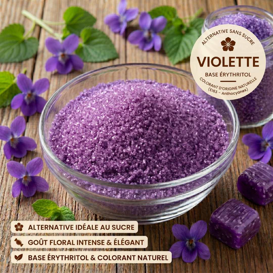Violette Sans Sucre – Érythritol Aromatisé