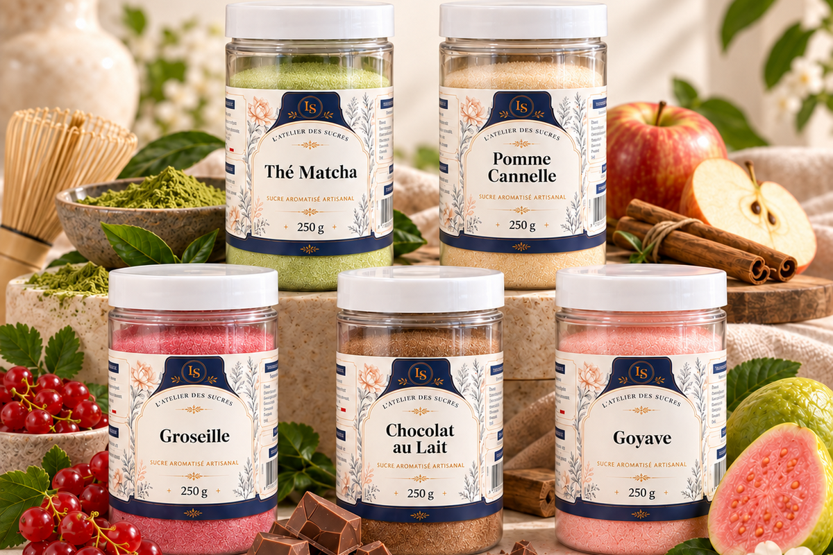 Sucres aromatisés artisanaux - L'Atelier des Sucres
