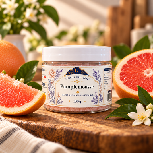 Sucre aromatisé - Pamplemousse